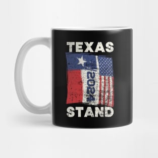 Texas Stand 2024 Flag Mug